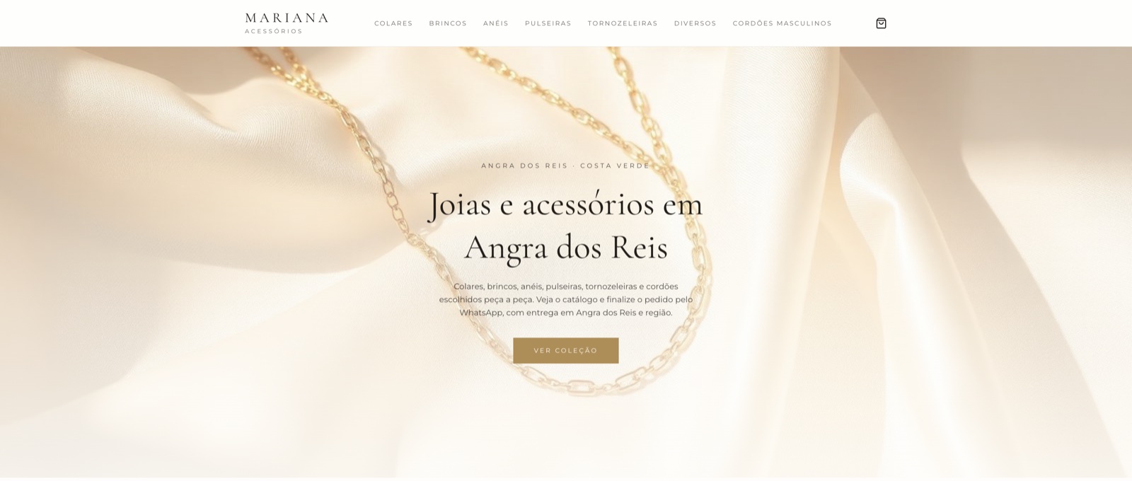 Hero da Mariana Acessórios, loja de joias e acessórios em Angra dos Reis