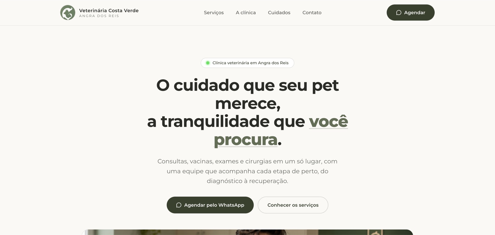 Hero da Veterinária Costa Verde, clínica veterinária em Angra dos Reis